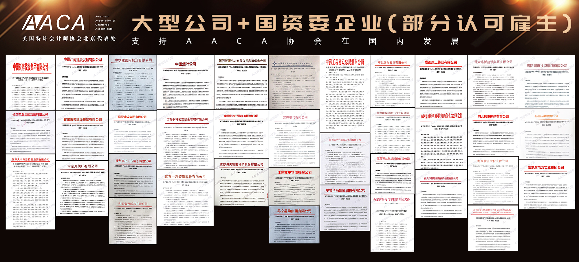 AACA国际特许会计师协会ICPA国际注册会计师认可雇主计划